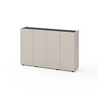 Комод Metkas Home B020 1400x350x920 мм, ЛДСП, Кашемір-Антрацит (MB020KA)