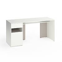 Стіл письмовий Metkas Home В031L, 1600х600х760 мм, ЛДСП Білий сніг-Кашемір (МB031LWK)