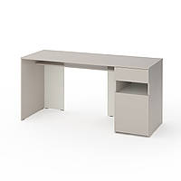 Стіл письмовий Metkas Home В031R, 1600х600х760 мм, ЛДСП Кашемір- Білий сніг (МB031RKW)