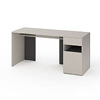 Стіл письмовий Metkas Home В031R, 1600х600х760 мм, ЛДСП Кашемір- Антрацит (МB031RKA)