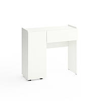 Трюмо Metkas Home B029L 900х350х820 мм, ЛДСП, Білий сніг (M029LW)