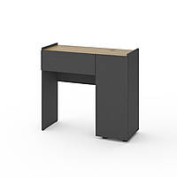 Трюмо Metkas Home B029R 900х350х820 мм, ЛДСП, Антрацит-Дуб Артизан (M029RADA)