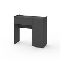 Трюмо Metkas Home B029R 900х350х820 мм, ЛДСП, Антрацит (M029RA)