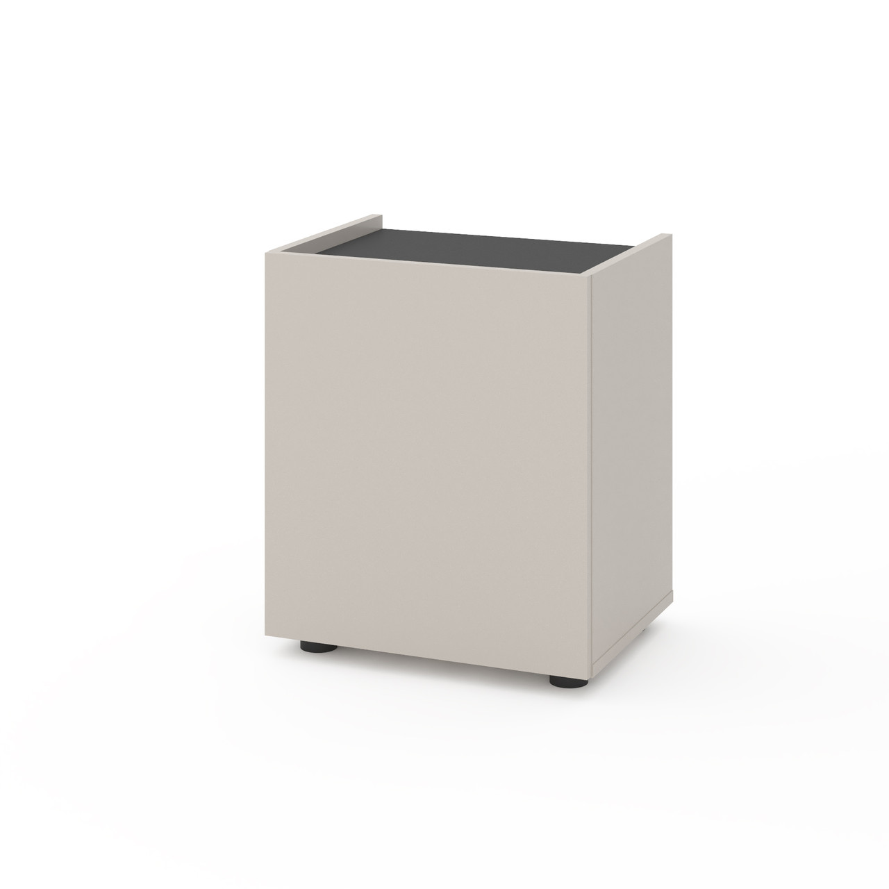 Приліжкова тумба Metkas Home B028U, 450×350×530 мм, ЛДСП, Кашемір-Антрацит (MB028UKA)