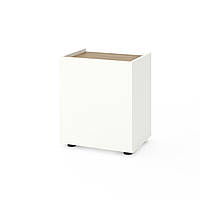 Приліжкова тумба Metkas Home B028U, 450×350×530 мм, ЛДСП, Білий сніг-Дуб Артизан (MB028UWDA)