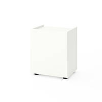 Приліжкова тумба Metkas Home B028U, 450×350×530 мм, ЛДСП, Білий сніг (MB028UW)