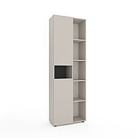 Шафа розпашна Metkas Home 700x350x2130 мм, ЛДСП Кашемір-Антрацит (MB006RKA)