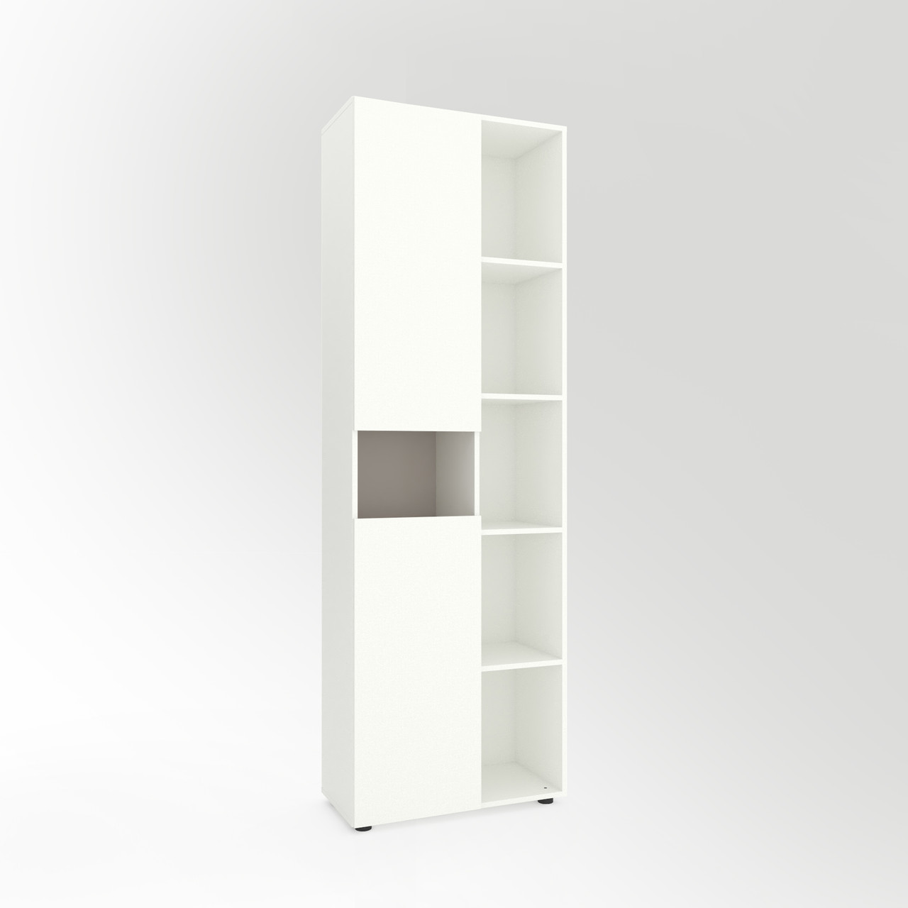 Шафа розпашна Metkas Home 700x350x2130 мм, ЛДСП Білий сніг-Кашемір (MB006RWK)