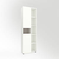 Шафа розпашна Metkas Home 700x350x2130 мм, ЛДСП Білий сніг-Кашемір (MB006RWK)