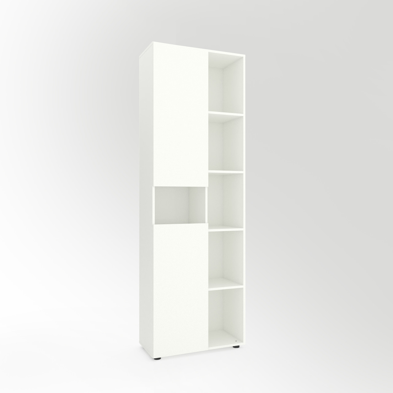 Шафа розпашна Metkas Home 700x350x2130 мм, ЛДСП Білий сніг (MB006RW)