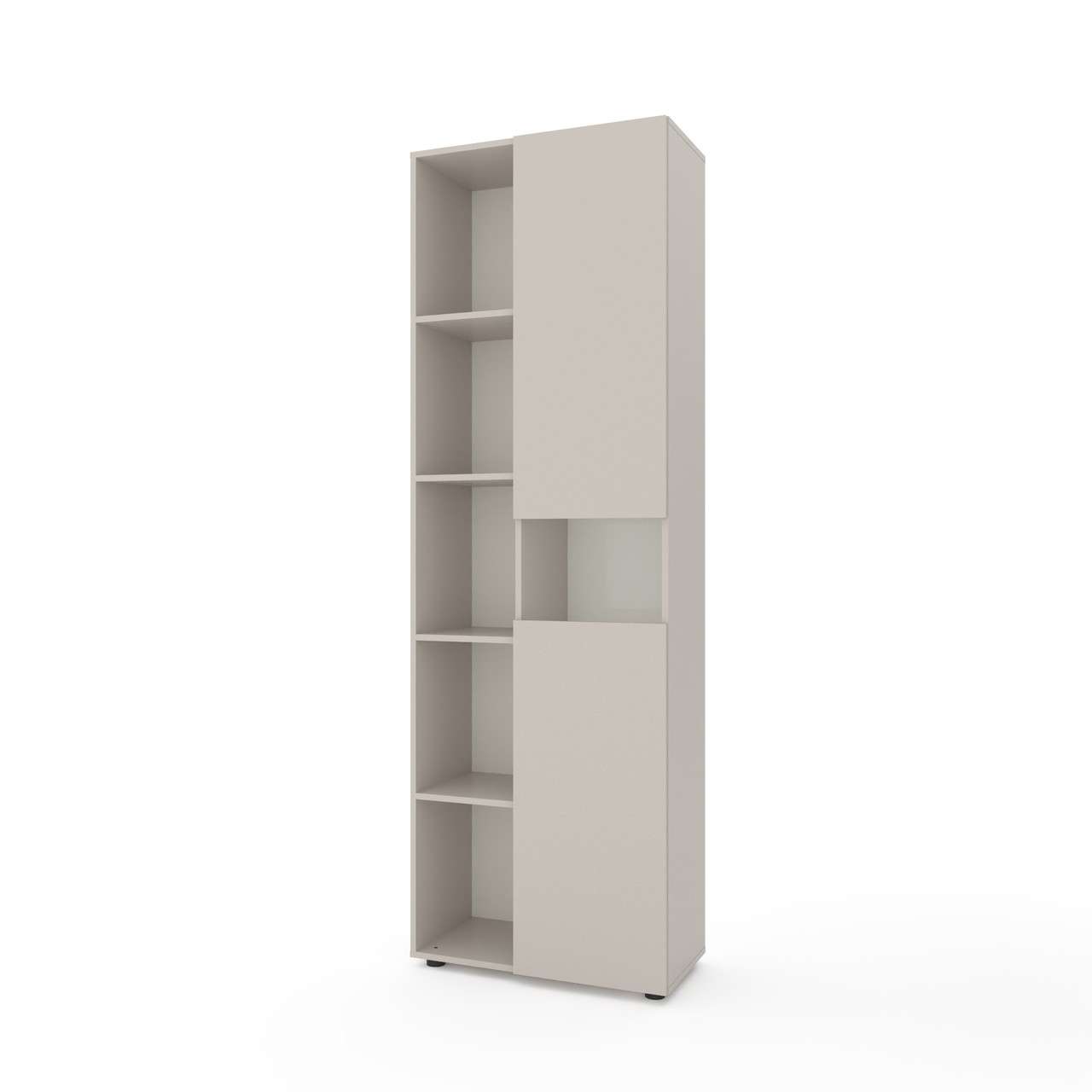 Шафа розпашна Metkas Home 700x350x2130 мм, ЛДСП Кашемір-Білий сніг (MB006LKW)