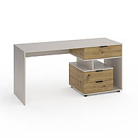 Письмовий стіл Metkas Home А012R, 1600×600×760 мм, ЛДСП, Кашемір-Дуб Артизан (MA012RKDA)