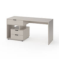 Письмовий стіл Metkas Home А012L, 1600×600×760 мм, ЛДСП, Кашемір (MA012LK)