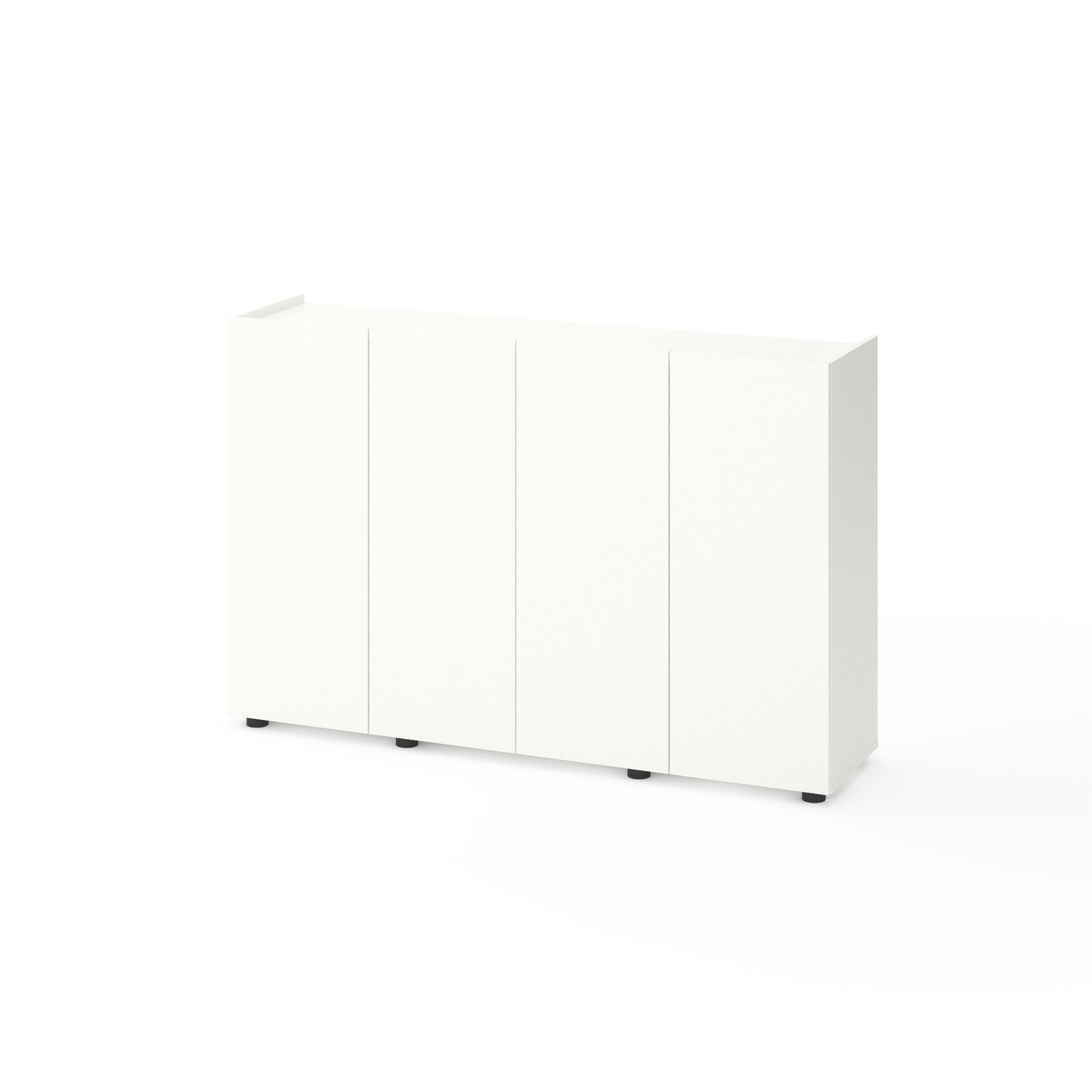 Комод Metkas Home B020 1400x350x920 мм, ЛДСП, Білий сніг (MB020W)