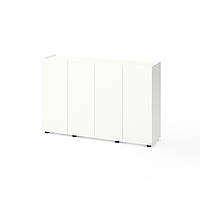 Комод Metkas Home B020 1400x350x920 мм, ЛДСП, Білий сніг (MB020W)