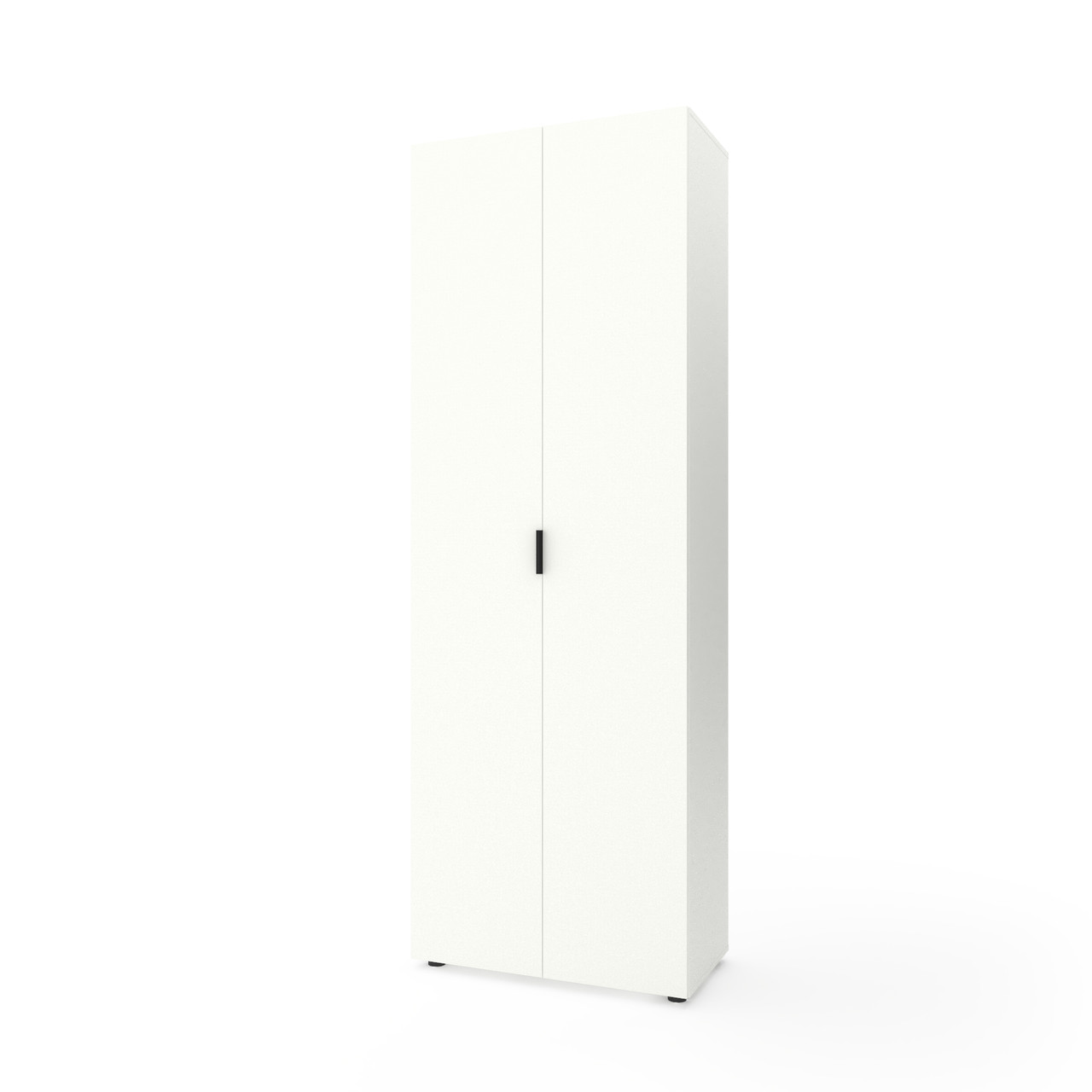 Шафа розпашна Metkas Home 800×420×2300 мм, ЛДСП Білий сніг (MA006W)