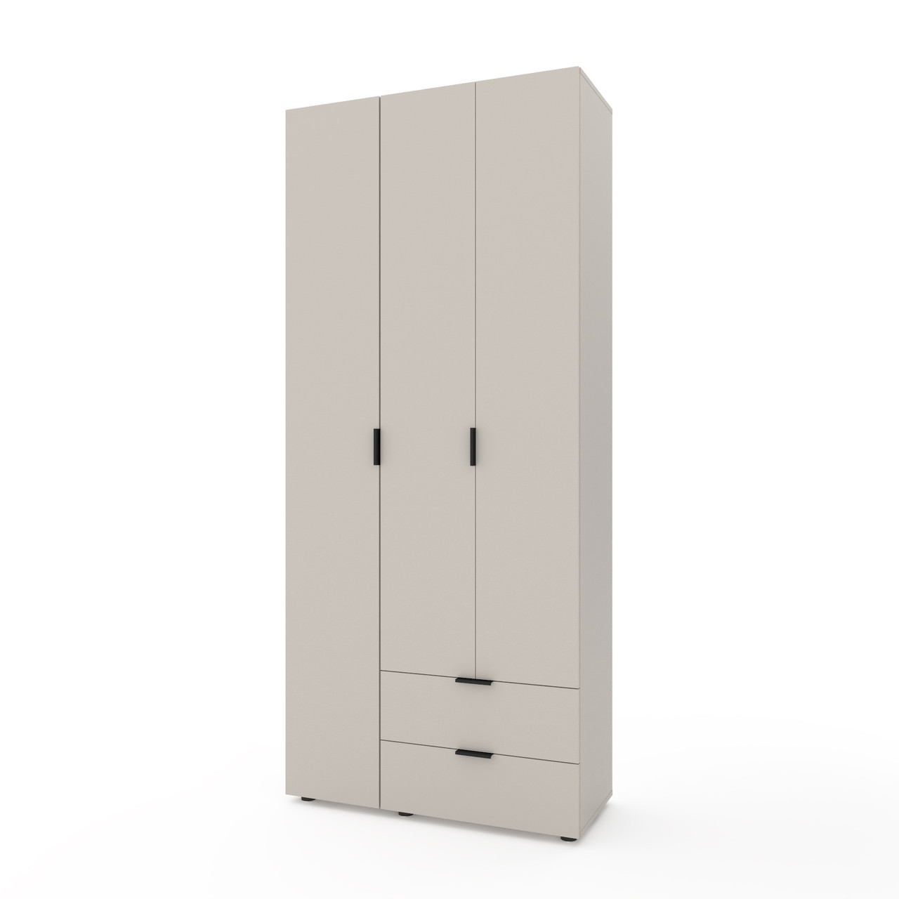 Шафа розпашна для одягу Metkas Home A013R 1000х420х2300 ЛДСП Кашемір (MA013RK)