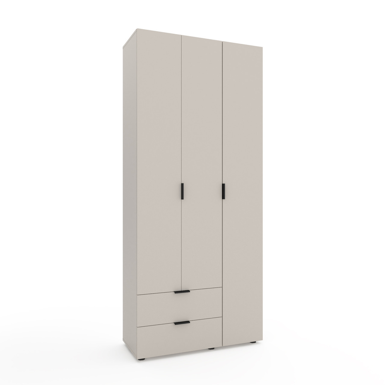 Шафа розпашна для одягу Metkas Home A013L 1000х420х2300 ЛДСП Кашемір (MA013LK)