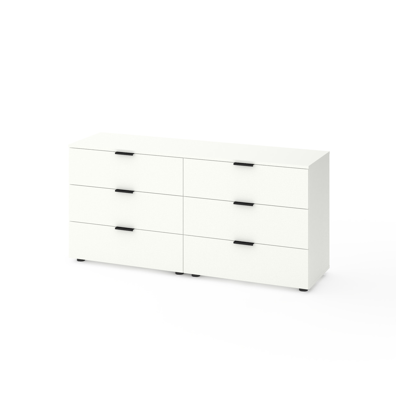 Комод Metkas Home A025 1500×420×710 мм ЛДСП Білий сніг (MA025W)