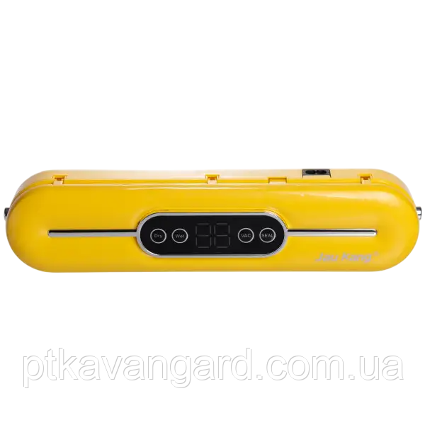 Вакууматор домашній для продуктів 90 Вт 10 пакетів в комплекті, жовтий, фото 1