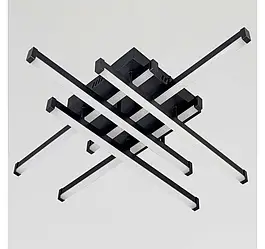 Люстра стельова чорна 77ват 22171/6