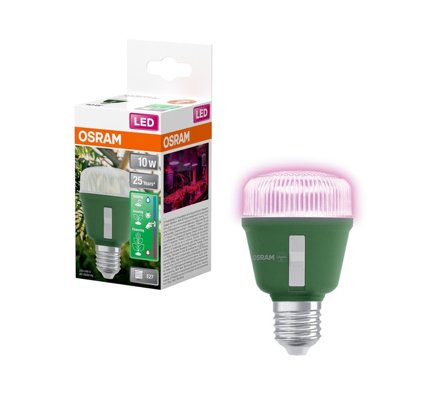 Світлодіодна лампа для рослин OSRAM T60 10W  E27 – LED-освітлення для росту та цвітіння