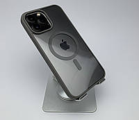 Чохол для iPhone 13 PRO MAX Spigen Magsafe Neo Hybrid case магнітний на айфон прозорий / Grey Сірий