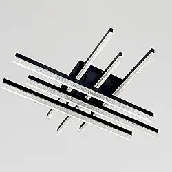 Люстра стельова чорна 93ват