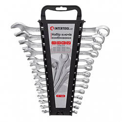 Набір ключів комбінованих 14 од., 6-24 мм, Cr-V INTERTOOL HT-1252