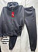 Теплий спортивний костюм чоловічий норма на флісі пен'є, фото 2