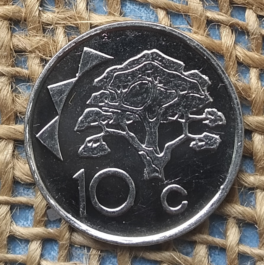 10 центiв 2002 року. Намiбiя, фото 1