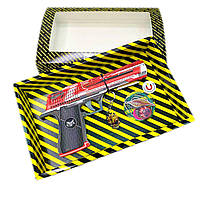 Гумкостріл "DESERT EAGLE CODE RED" із STANDOFF 2, дерев'яний іграшковий пістолет