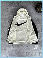 DU Чоловіча зимова куртка New Dub Nike двостороння з капюшоном утеплена стильний бежевий верхній одяг TOK19\C