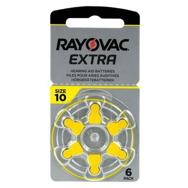 Батарейка RAYOVAC EXTRA ZA10 (Ціна за 6шт/бл), фото 1