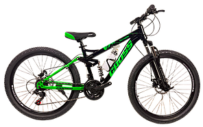 Гірський двопідвісний 26 Pegas Mbike велосипед disk (2 амортизатори)
