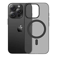 Чохол ультратонкий PC з підтримкою MagSafe для iPhone 16 Pro Max (чорний матовий)