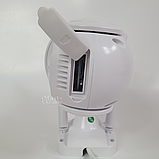 Камера відеоспостереження Wi-Fi 2Мп вулична поворотна з нічним баченням, звуком і керуванням з додатку Icsee Біла, A-8, фото 5