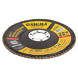 Круг пелюстковий торцевий Т29 (конічний) Ø 125 мм P180 SIGMA (9172681), фото 3