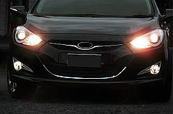 Обведення решітки (1 шт, нерж) для Hyundai I-40 2011-2019 рр