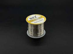 Мідний дріт для виготовлення прикрас. Колір срібний. 0,4мм 100м / Мідний дріт для виготовлення прикрас. Колір срібний. 0,4мм 100м