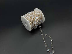 Ланцюжки для створення намиста. Колір прозорий. 1м / Ланцюжки для створення намиста. Колір прозорий. 1м