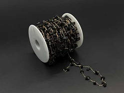 Ланцюжки для створення намиста. Колір чорний. 1м / Ланцюжки для створення намиста. Колір чорний. 1м