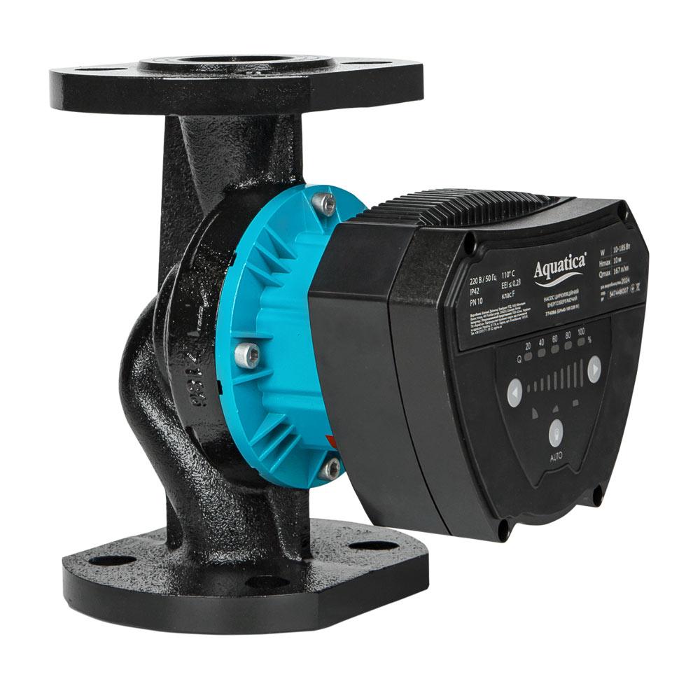 Насос циркуляційний енергоощадний фланц 10-185 Вт Hmax 10 м Qmax 167 л/хв DN40 220 мм + відповідає флан AQUATICA, фото 1
