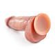 Фалоімітатор реалістичний 15 см Силіконовий член на присосці з мошонкою, фото 4