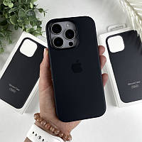 Силіконовий чохол ТОП для iPhone 16 Pro Max Чорний (18)