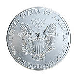 Срібна монета «Американський орел» 1 унція 2011 — інвестиційне Ag 999 США, фото 3