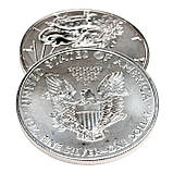 Срібна монета «Американський орел» 1 унція 2011 — інвестиційне Ag 999 США, фото 4