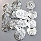 Срібна монета «Американський орел» 1 унція 2011 — інвестиційне Ag 999 США, фото 10