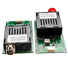 RX модуль 60 км RX1310nm-B для FPV та БПЛА — оптичний приймач 155M-FC-3.3V, живлення 3.3V