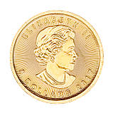 Золота монета 5$ Кленовий лист 2017 Канада 1/10 oz золото 9999 – інвестиція та колекційна цінність, фото 2